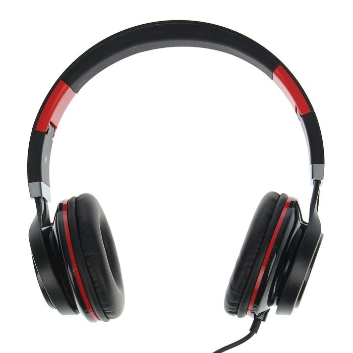 Гарнитура DEFENDER Accord 175, для смартфонов, кабель 1.2 м, чёрно-красная