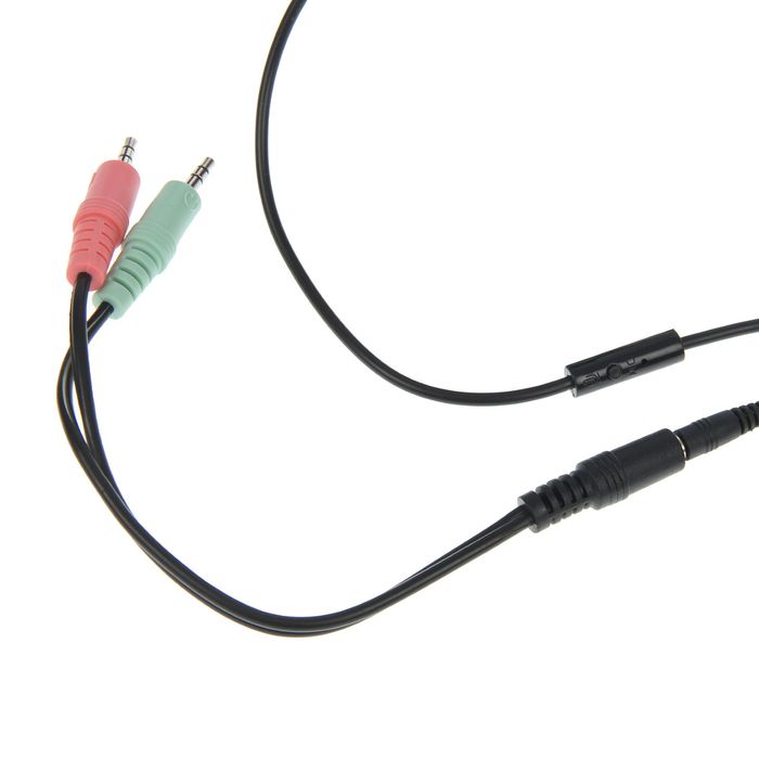 Гарнитура DEFENDER Accord 175, для смартфонов, кабель 1.2 м, чёрно-красная