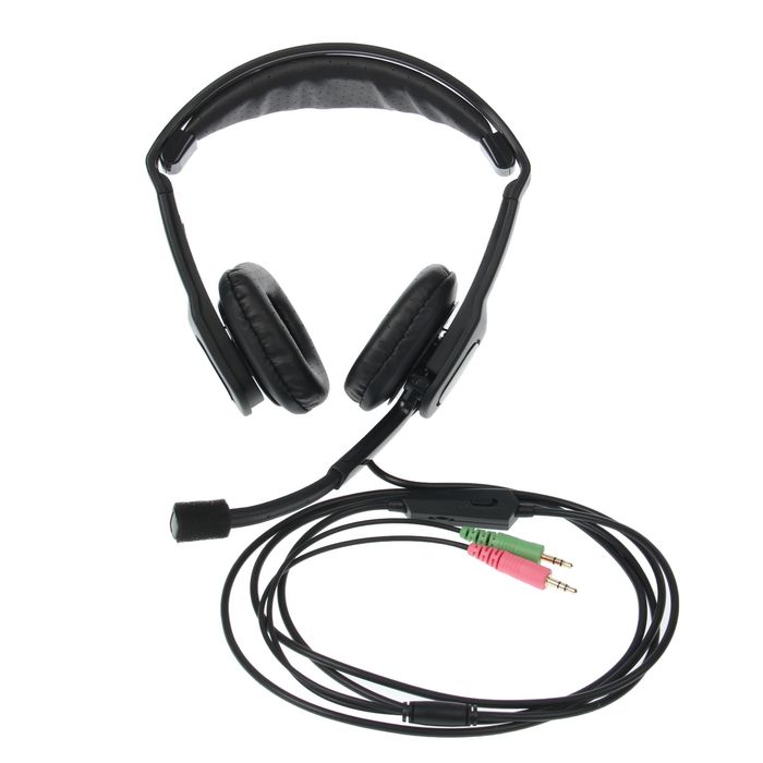 Гарнитура игровая DEFENDER Warhead HN-G150, кабель 2.1 м, чёрная