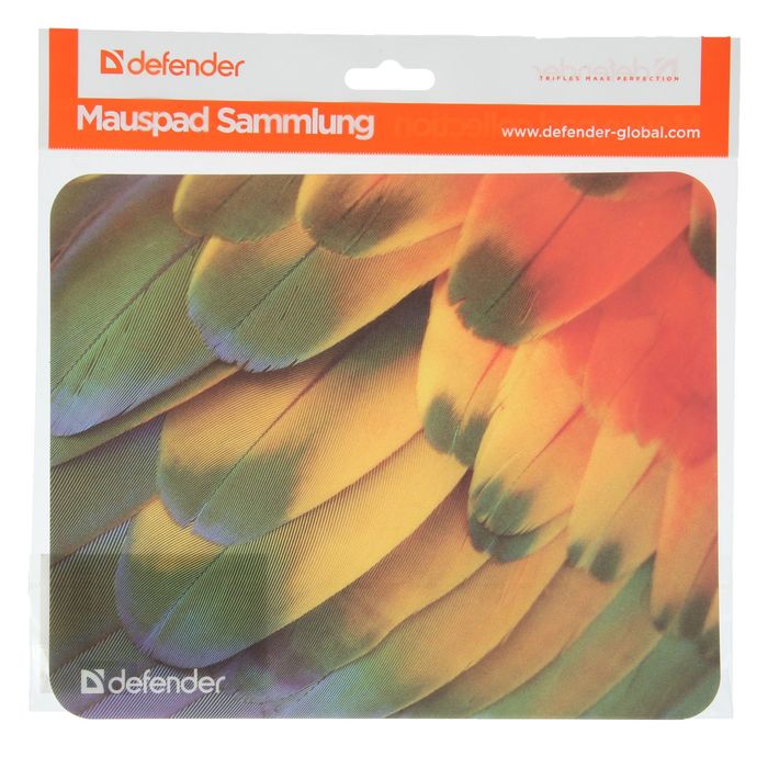 Коврик для мыши DEFENDER Sticker 220x180x0.4 мм, микс