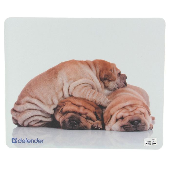 Коврик для мыши DEFENDER Silk 230x190x1.6 мм, микс