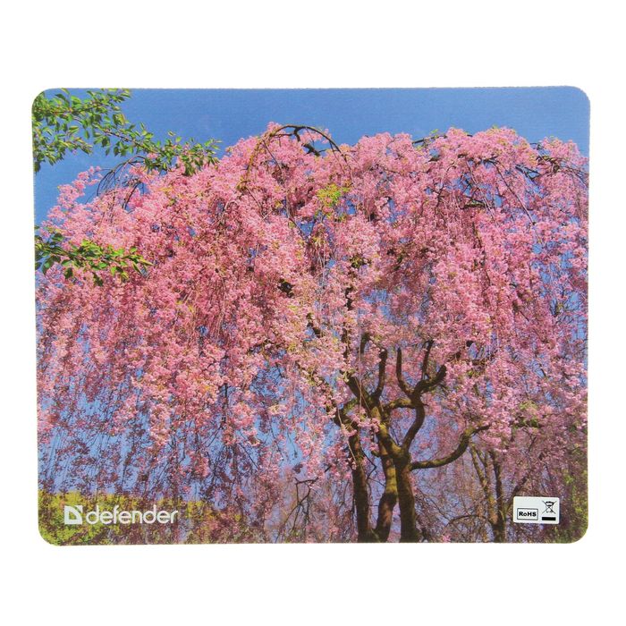 Коврик для мыши DEFENDER Silk Pad Nature 230x190x1.6 мм, микс