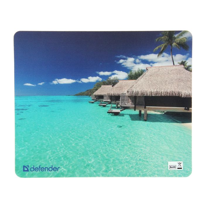 Коврик для мыши DEFENDER Silk Pad Nature 230x190x1.6 мм, микс