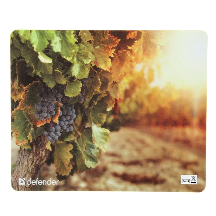Коврик для мыши DEFENDER Silk Pad Nature 230x190x1.6 мм, микс