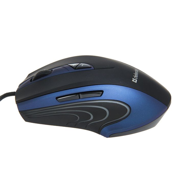 Проводная игровая мышь DEFENDER Warhead GMX-1800 лазер, 7 кнопок,800-6000dpi