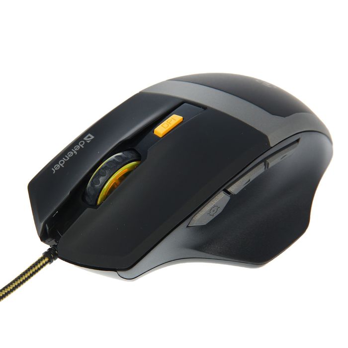 Проводная игровая мышь DEFENDER Warhead GM-1740 оптика, 7 кнопок,1200-3200dpi