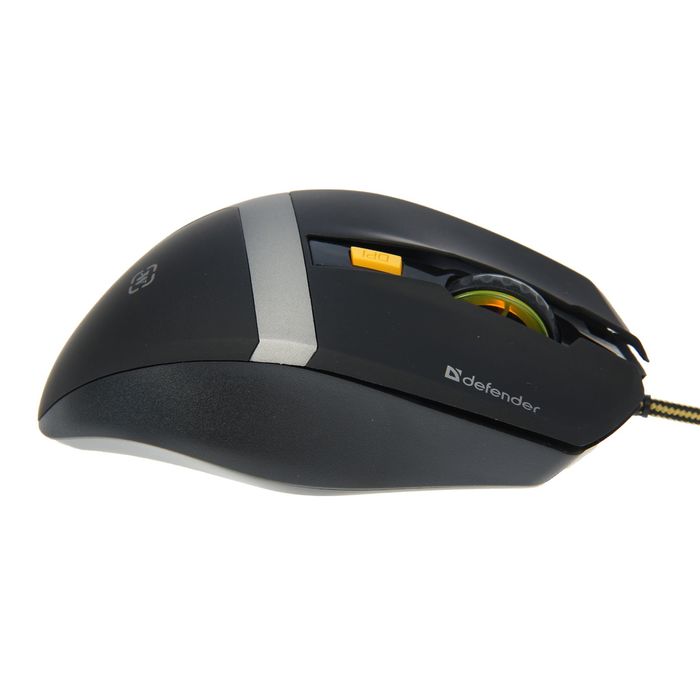 Проводная игровая мышь DEFENDER Warhead GM-1740 оптика, 7 кнопок,1200-3200dpi