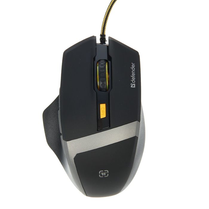 Проводная игровая мышь DEFENDER Warhead GM-1740 оптика, 7 кнопок,1200-3200dpi
