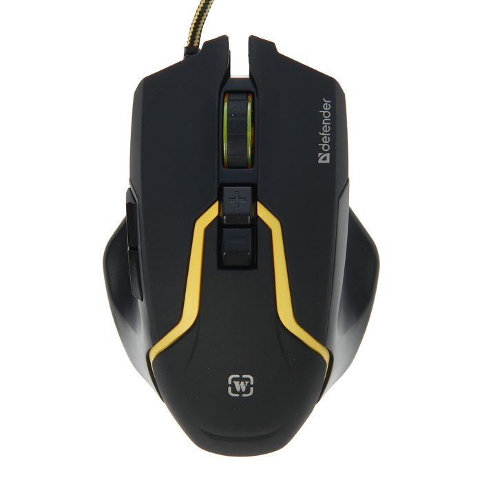 Проводная игровая мышь DEFENDER Warhead GM-1750 оптика, 7 кнопок,1200-3200dpi
