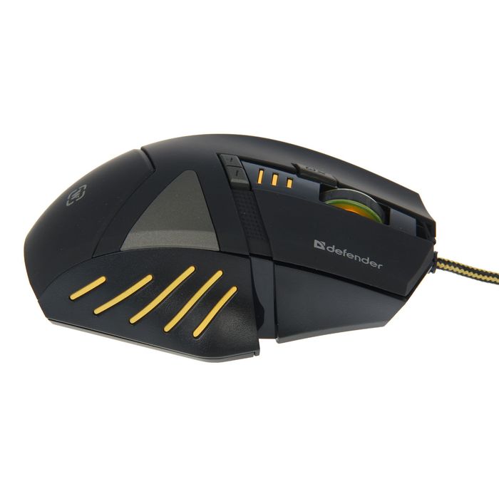 Проводная игровая мышь DEFENDER Warhead GM-1760 оптика, 8 кнопок,1000-2500 dpi
