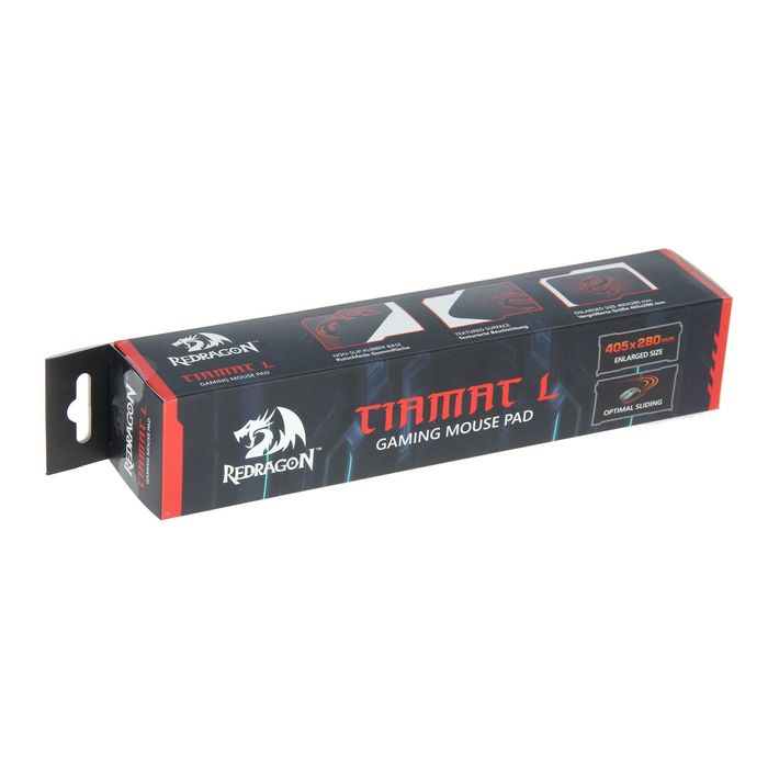 Коврик для мыши Redragon Tiamat L, 405х285х4 мм, черно-красный