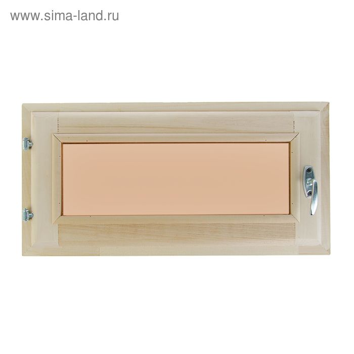 

Окно, 30×60см, двойное стекло, тонированное, из липы