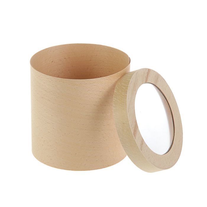 Коробка подарочная «Тубус», с прозрачной крышкой, 120 x 120 мм