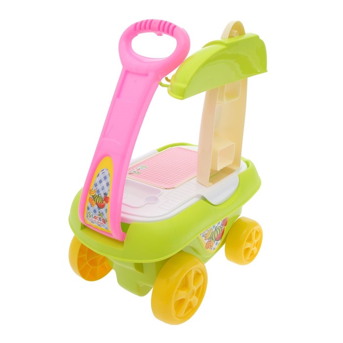 Игровой набор каталка "Магазин" с ручкой