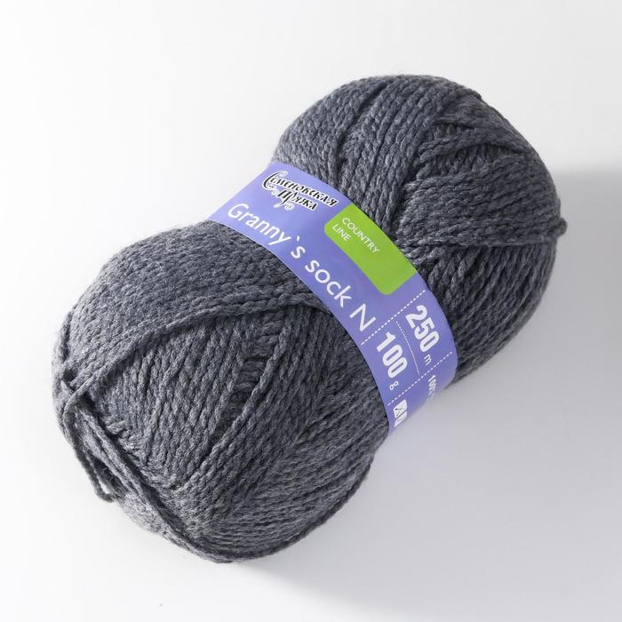 

Пряжа Granny`s sock N (Бабушкин носок Н) 100% акрил 250м/100гр маренго (42)