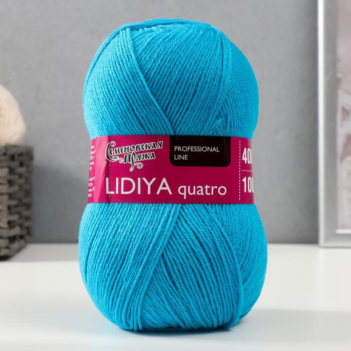

Пряжа Lidiya quatro (Лидия кватро) 50% шерсть, 50% акрил 400м/100гр (290 бир.гол.)