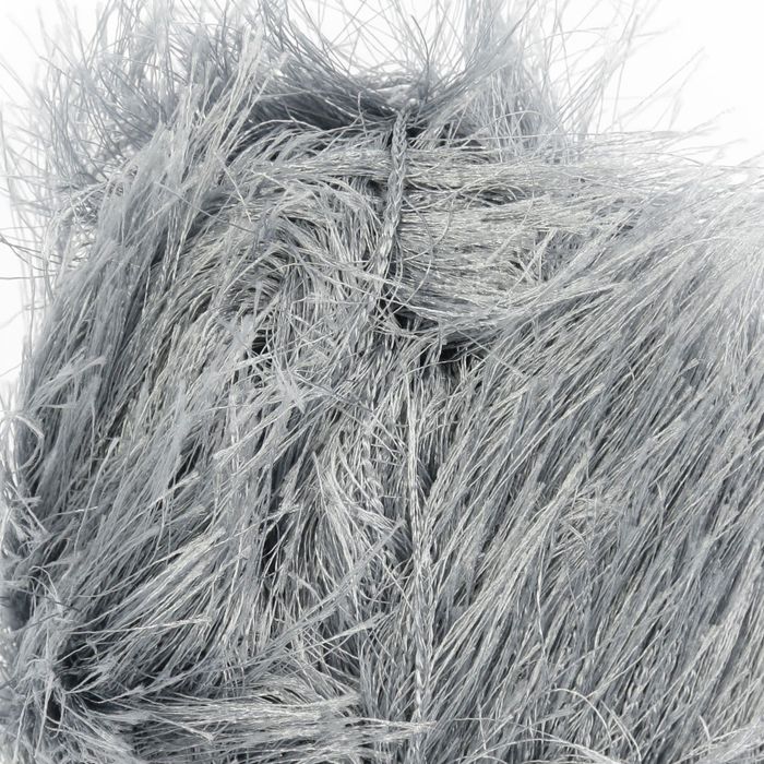 Пряжа Long grass (Травушка) 100% полиэстер 150м/100 гр (6 серый)