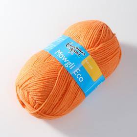 

Пряжа Mowgli Eco (МауглиЭко) 90% акрил, 10% капрон 200м/50гр ярк.оранж (655)