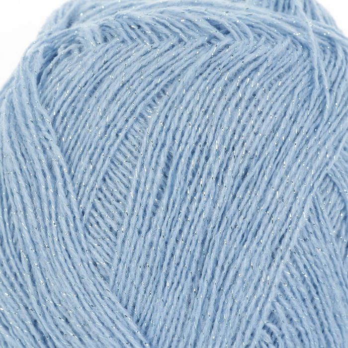 Пряжа Spark (Спарк) 45% шерсть, 48% акрил, 7% метанит 740м/100гр (3 голубой)