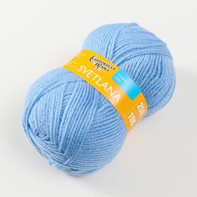 

Пряжа Svetlana (Светлана) 50% шерсть, 50% акрил 250м/100гр (3 голубой)