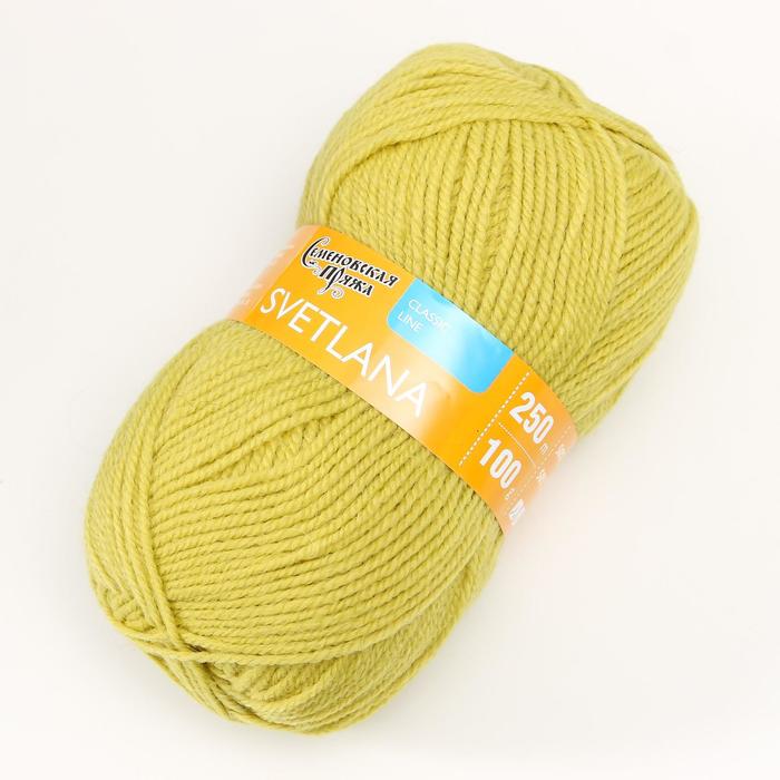 

Пряжа Svetlana (Светлана) 50% шерсть, 50% акрил 250м/100гр (345 липа)