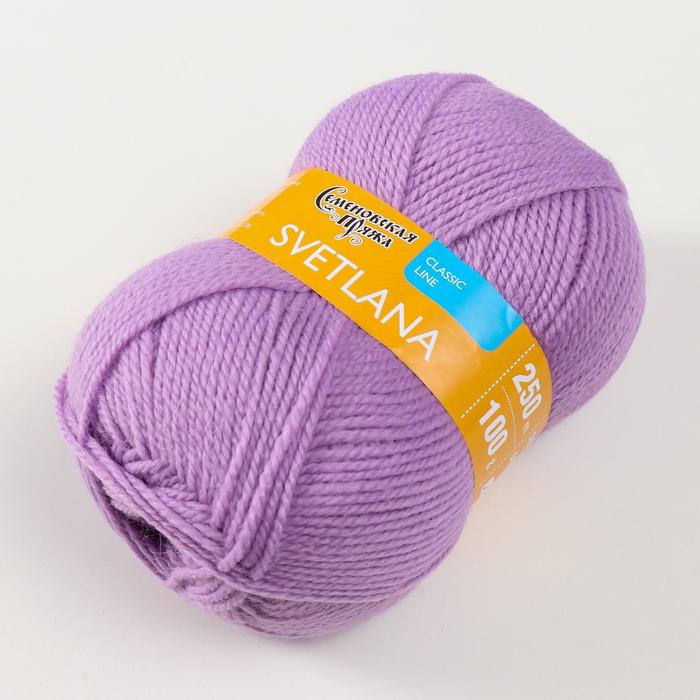 

Пряжа Svetlana (Светлана) 50% шерсть, 50% акрил 250м/100гр (70065 сир.дали_v2)