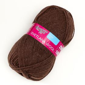 

Пряжа SvetlanaWool (СветланаЧШ) 95% шерсть, 5% акрил 250м/100гр (90666 кофе_v2)