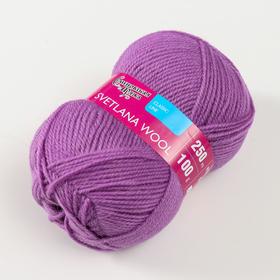 

Пряжа SvetlanaWool (СветланаЧШ) 95% шерсть, 5% акрил 250м/100гр (139 орхидея)