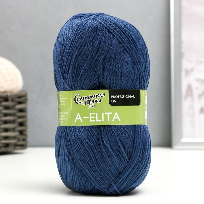 

Пряжа A-elita (Аэлита) 50% шерсть, 50% акрил 781м/100гр (7297 гроза)