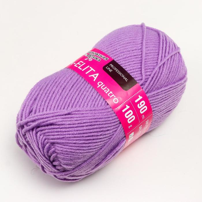 Пряжа A-elita quatro (Аэлита кватро) 50% шерсть, 50% акрил 190м/100гр (сир.дали)