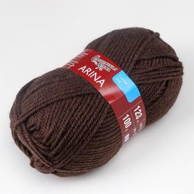 

Пряжа Arina (АринаПШ) 50% шерсть, 50% акрил 123м/100гр (13389 кофе_NEW)