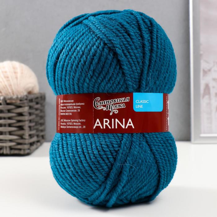 

Пряжа Arina (АринаПШ) 50% шерсть, 50% акрил 123м/100гр (70027 мор.вол_v2)