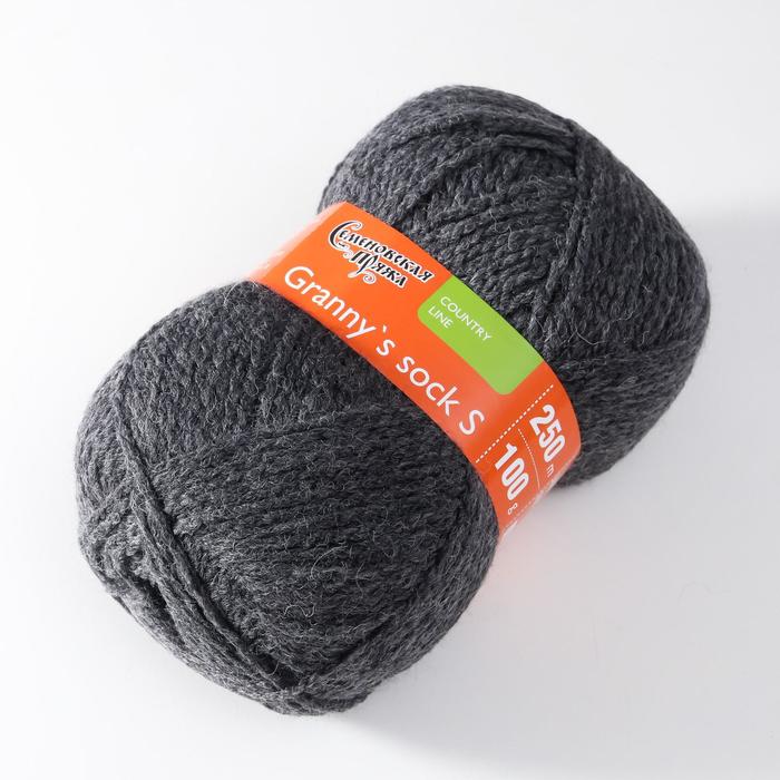 

Пряжа Granny`s sock S (Бабушкин носокПШ) 30% шерсть 70% акрил 250м/100гр маренго (42)