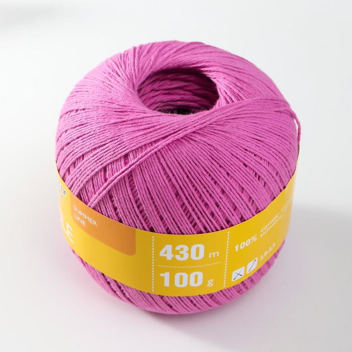 

Пряжа Kable (Кабле) 100% хлопок 430м/100гр роз.кварц_x1 (30092)