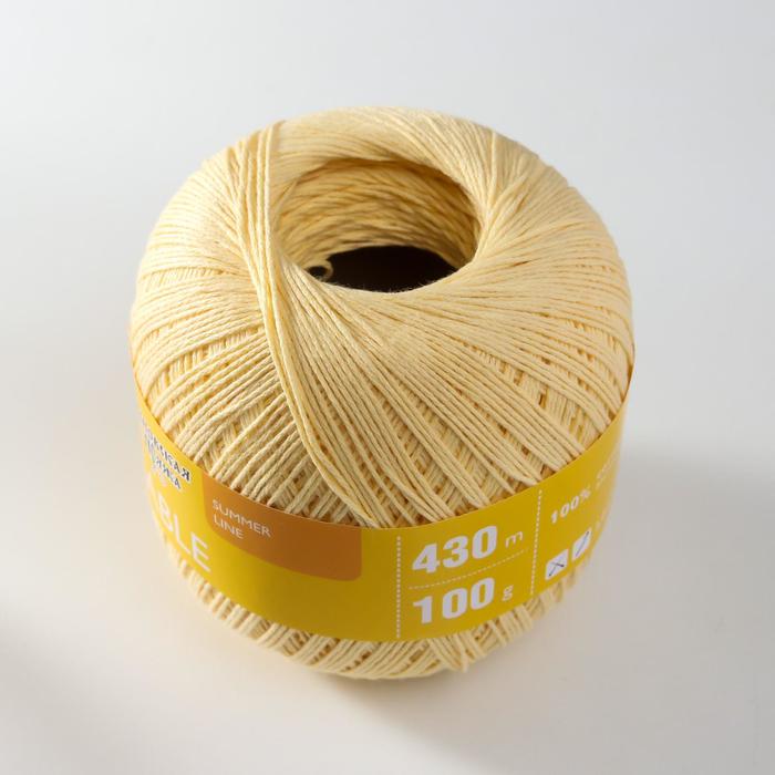 

Пряжа Kable (Кабле) 100% хлопок 430м/100гр шамп_x1 (30772)