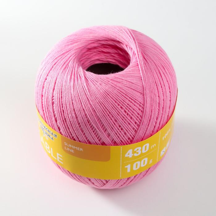 

Пряжа Kable (Кабле) 100% хлопок 430м/100гр ярк.роз_x1 (30079)