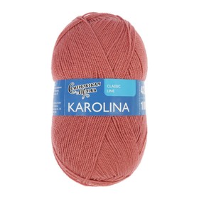 

Пряжа Karolina (Каролина) 100% акрил 438м/100гр (46 амарант)