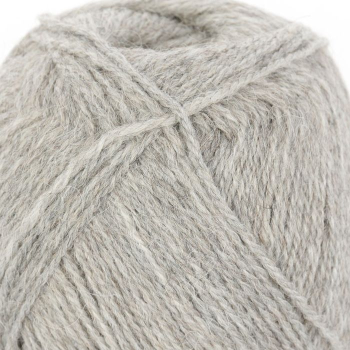 Пряжа Lada (Лада) 15% шерсть, 35% альпака, 50% акрил 380м/100гр (м.серый)