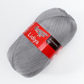 

Пряжа Lidiya (ЛидияПШ) 50% шерсть, 50% акрил 1613м/100гр (7 св.серый)