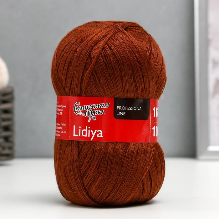 

Пряжа Lidiya (ЛидияПШ) 50% шерсть, 50% акрил 1613м/100гр (219 т.золото)