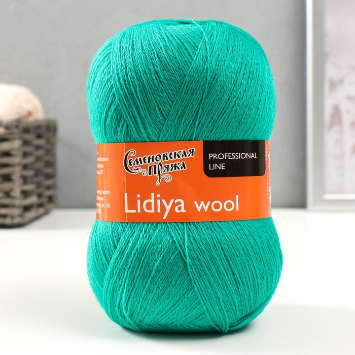 

Пряжа LidiyaWool (ЛидияЧШ) 100% шерсть 1613м/100гр (90920 зел.бир_v2)