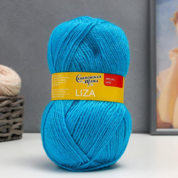 Пряжа Liza (Лиза) 15% шерсть, 35% ангора, 50% акрил 303м/100гр (бир.гол.)