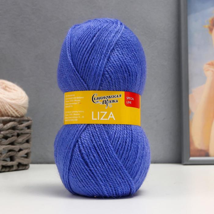 

Пряжа Liza (Лиза) 15% шерсть, 35% ангора, 50% акрил 303м/100гр (1440 лес.эльф)