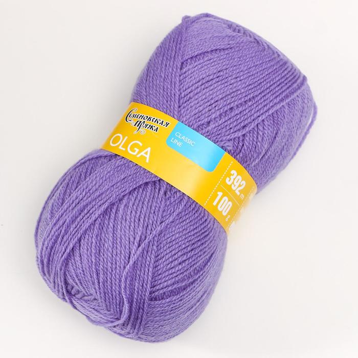 

Пряжа Olga (ОльгаПШ) 50% шерсть, 50% акрил 392м/100гр (272 колокол.)