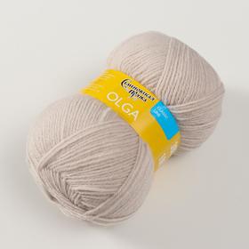 

Пряжа Olga (ОльгаПШ) 50% шерсть, 50% акрил 392м/100гр (233 речн.жемчуг)