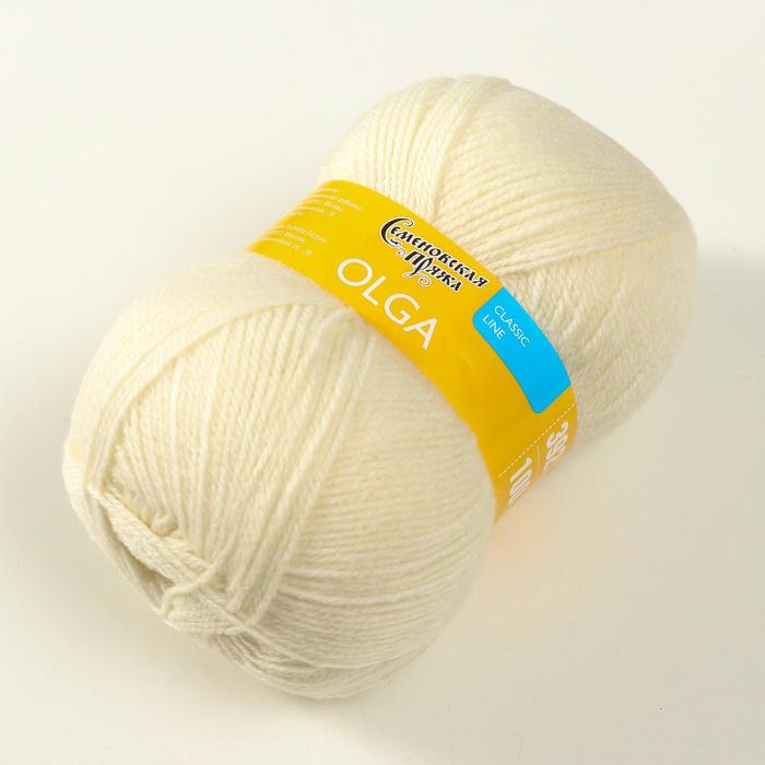 

Пряжа Olga (ОльгаПШ) 50% шерсть, 50% акрил 392м/100гр (25 суровый)