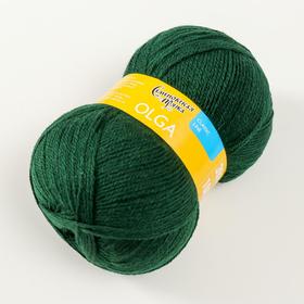 

Пряжа Olga (ОльгаПШ) 50% шерсть, 50% акрил 392м/100гр (62 т.зеленый)
