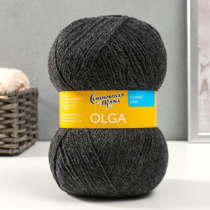 

Пряжа Olga (ОльгаПШ) 50% шерсть, 50% акрил 392м/100гр (245 т.маренго)