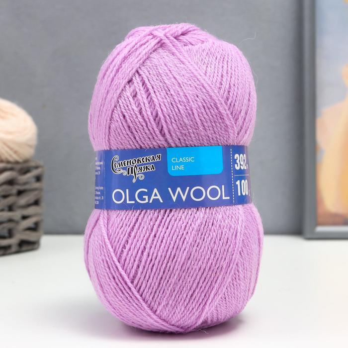 Пряжа OlgaWool (ОльгаЧШ) 95% шерсть, 5% акрил 392м/100гр (сир.дали_v2)
