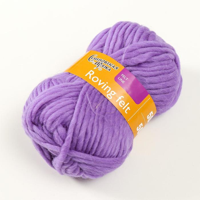 

Пряжа Roving felt (Валя) 100% шерсть 50м/50гр (272 колокол.)